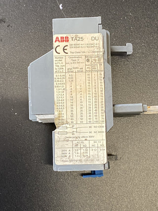 3X ABB Motorschutzrelais TA25DU-einstellbar2