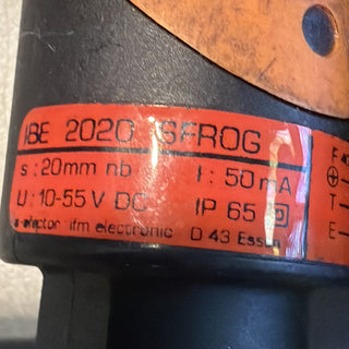 2x ifm efector IBE2020-FROG Induktiver Sensor / Näherungsschalter3