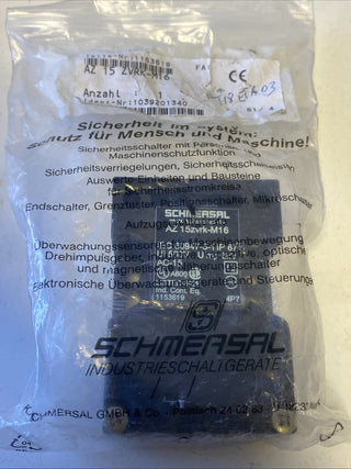 Schmersal AZ 15-ZVRK-M16 Sicherheitsschalter – NEU & OVP – Positionsschalter0