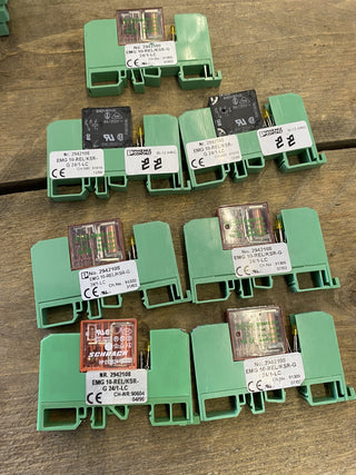 7x Phoenix Contact EMG 10-REL/KSR-G 24/1-LC Interface Relais 24V dc, 1-poliger1
