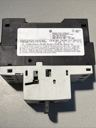 Siemens SIRIUS Leistungsschalter 3RV1421-1AA10 | Trafoschutz 1,1 - 1,6A | S03