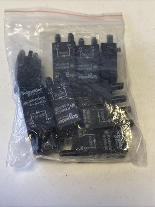 10x Schneider RXM040W Harmony Relay - Modulschutzdiode - für Rxm und RPM - 6V2