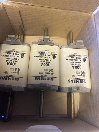 3x Siemens NH-Sicherungseinsatz 3NA5 230 | NH2 | 100A | gG/gL | NEU & OVP3