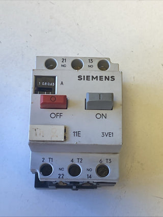 Siemens 3VE1010-2F Manueller Motorschutzschalter für industriellen Einsatz1