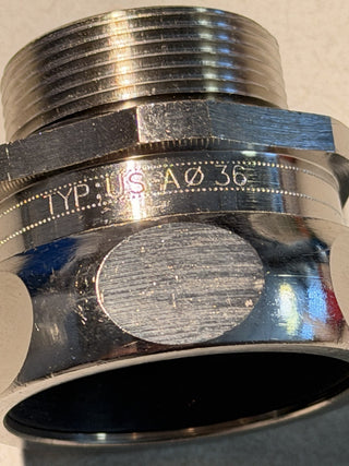 24x Flexa 15010328032 US-M32 Metall-Sicherheitsverschraubung0