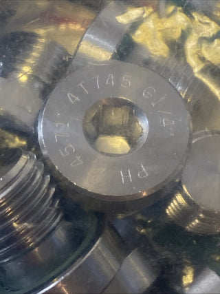 40x SIEMENS A9B10060995 Verschlussstopfen 1/4" DIN 2353 Windkraft Ersatzteil - N3