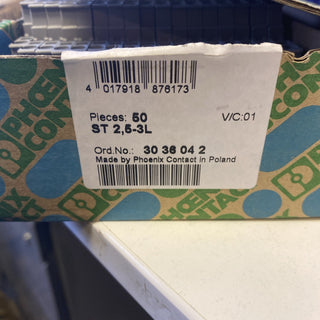 VE 17x Phoenix Contact Mehrstockklemme ST 2,5-3L multi-level terminal 30360420