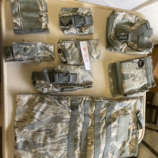 6x US Army GCS Pouches Taschen Set Molle Weste Koppel Tragesystem Selten NEU14