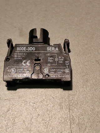3x Allen Bradley 800E-3D0 Pilotlichtmodul 800E-3DO0