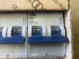 ABL Sursum B8T2 Leitungsschutzschalter Sicherungsautomat B8 400V 2-polig NEU2