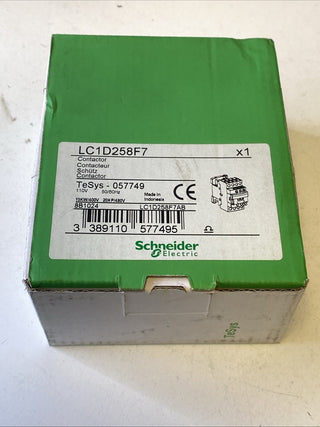 Schneider Electric TeSys D Leistungsschütz LC1D258F7 – 4-polig, 110V AC, NEU & O0