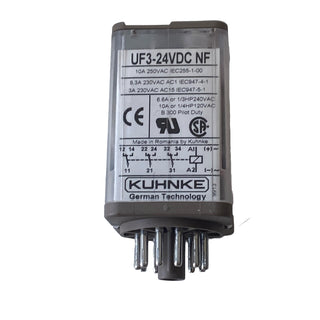 Kuhnke UF3-24VDC-NF Steckrelais 24V DC 3 Wechsler Industrierelais – NEU1