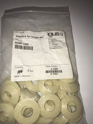 Igus SAM-16 B Lineargleitlager Geschlossen, Innen-Ø 16.5mm x 8.7mm2
