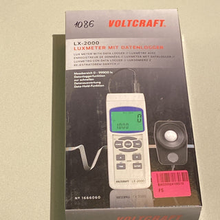VOLTCRAFT VC-8330300 LX-2000 Luxmeter 0 - 99900 lx – Professionelles Messgerät m1