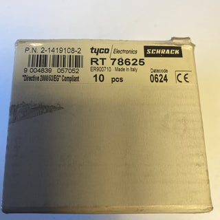 10x Schrack RT78625 Relaissockel – NEU & OVP1