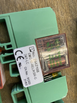 7x Phoenix Contact EMG 10-REL/KSR-G 24/1-LC Interface Relais 24V dc, 1-poliger2