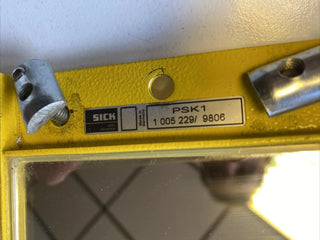 2x SICK PSK1 1005229/9630 0-30m + Halterung Umlenkspiegel für Sender -used-4