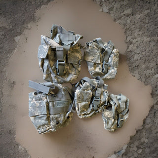 5x US Army Molle II ACU Water Canteen Pouch Feldflaschentasche – Gebraucht0