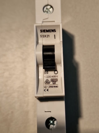 Siemens 5SX21 B6 Leitungsschutzschalter | Sicherungsautomat 1-polig 6A | Geprüft4