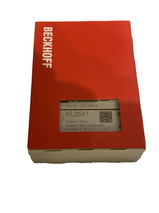 Beckhoff KL2541 | 1-Kanal-Schrittmotor-Busklemme 5A, 48V DC, m. Encoder – NEU & 