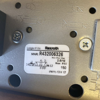 Rexroth R432006326 Pneumatik Wegeventil GS-040061-03940 SPS PLC Neu ohne OVP3