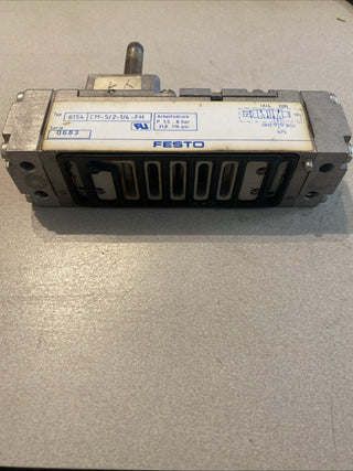 Festo 6154 CM-5/2-1/4-FH Magnetventil Pneumatik Kassettenventil 5/2-Wege-Ventil