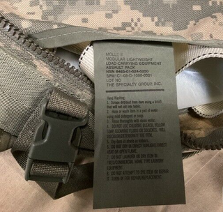 MILITARY ASSAULT PACK MOLLE II (NSN:8465-01-524-5250) Ausgezeichneter Zustand4