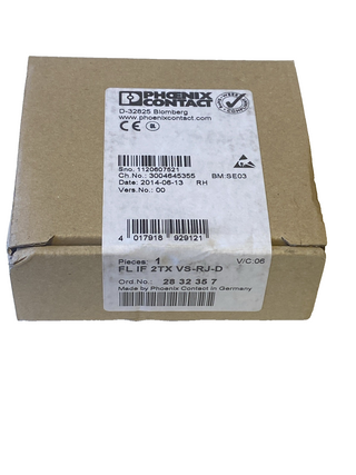 Phoenix Contact FL IF 2TX VS-RJ-D Medienmodul 2832357 neu1