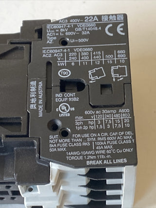 Omron J7KN-22D-01 Leistungsschütz / Motorschütz – NEU (Sonstige)8