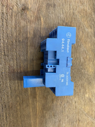 Finder 94.44.1 Relaissockel, 7 A, 300VAC, Blau, für Serie 55/852