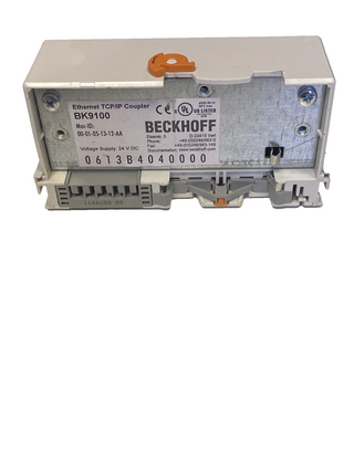 Beckhoff BK9100 Ethernet-TCP/IP-Coupler BK91004