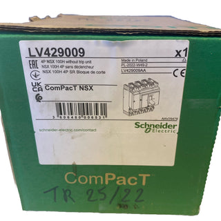 Schneider Electric LV429009 ComPact NSX100H Grundrahmen 4-polig 100A 70kA – NEU2