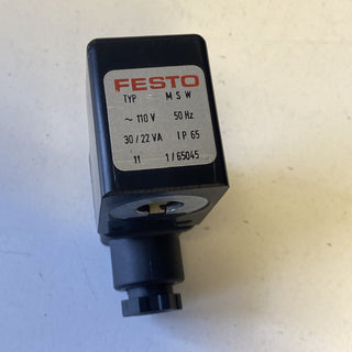 Festo MSW Solenoid Spule 1/65045 110V Dc, 12.7W, 110V AC Neu1