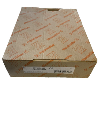 50x Weidmüller ZDU 6-2/3AN OR Durchgangsklemme Reihenklemme 1771430000 OVP NEU