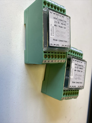 2x PHOENIX CONTACT PZ213RK-TC | Modbus Plus MB+ Trunk Tap | Gebraucht4