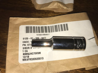 1/4" 3/8DR 6PT TIEFE STECKDOSE CHROM 12Stück 0