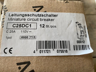 ABL Sursum C25DC1 Leitungsschutzschalter, Sicherungsautomat 110V0
