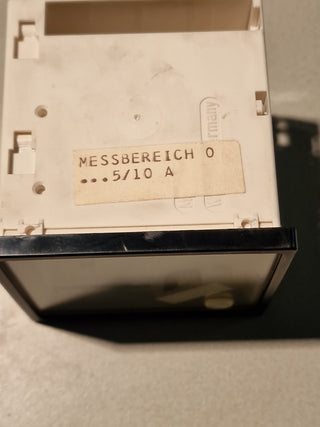 BBC Metrawatt Dreheiseninstrument EQ 72  Messbereich: 0-5/10A  WDL.40/5A#102