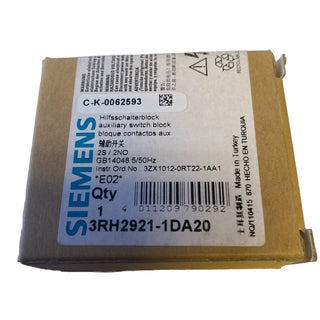 Siemens Hilfsschalterblock 3RH2921-1DA20 2S Baugr. S0 3RH2921-1DA200