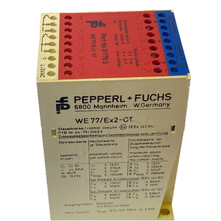 Pepperl+Fuchs WE77/Ex2-OT 01776 S Trennschaltverstärker Namur Ex-Schutz 230V geb3
