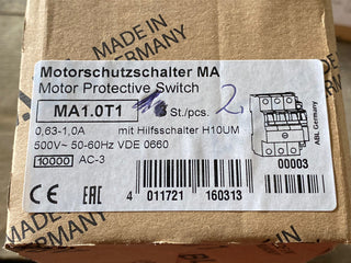 ABL Sursum MA1,0T1 Motorschutzschalter 0,63–1A 500V neu1