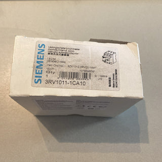 Siemens 3RV1011-1CA10 SIRIUS Motorschutzschalter 1,8–2,5A – Neu