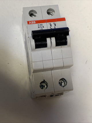 ABB S202-K6 Sicherungsautomat K-Char., 6 kA, 6 A, 2P ABB S202-K60