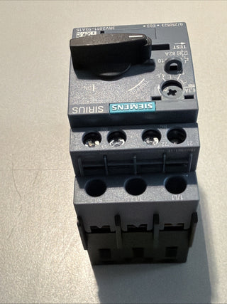 Siemens SIRIUS Leistungsschalter vom Typ 3RV2011-1GA15.5
