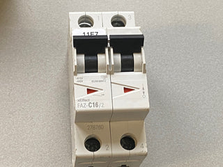 Eaton / Moeller FAZ-C16/2 Leitungsschutzschalter (2-polig, 16A)3