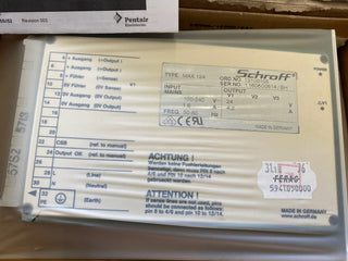 nVent Schroff Maxpower MAX 124 | 19" Netzteil 24V / 100W | 131001054