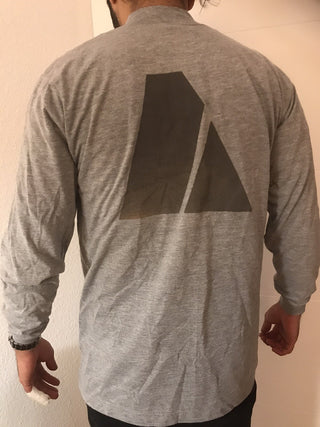 3X US ARMY PTU Physical Fitness Uniform - Long Sleeve - Langarm - grey/grau1