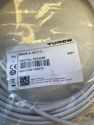 Turck RKH4.4-10/TFG Anschlussleitung 10m 6933088 neu2
