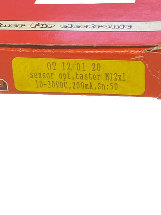 ipf electronic OT120120 | Optischer Sensor / Diffus-Lichttaster M12 NEU1