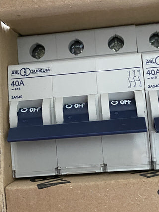 ABL Sursum 3AS40 Ausschalter 40A 415V 3-polig neu0